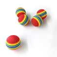 thumbnail image 5 of Opolski Squeaky Dog Toys Funny Pet Dog Puppy Cat Rainbow Striped Chewing Interactive Ball Teething Toy, 5 of 7