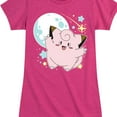 thumbnail image 3 of Pokémon - Clefairy Moon Stars - Girls Toddler And Youth Fitted Short Sleeve Graphic T-Shirt, 3 of 5