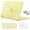 Crystal Citrus, variant on MOSISO For MacBook Neo Case 13 inch, 4 in 1 Kit Crack-Resistant Protective Clear Hard Shell