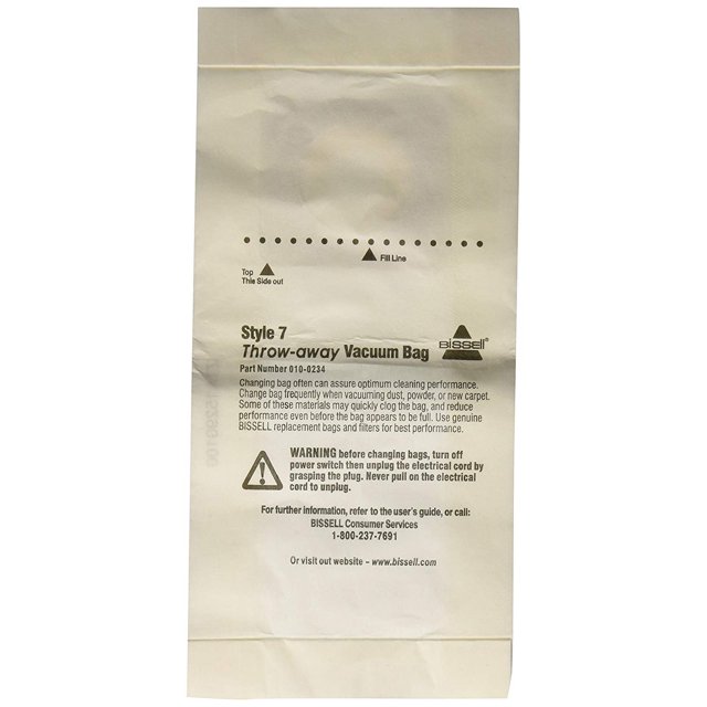 Bissell Style 7 Vacuum Bag, 32120