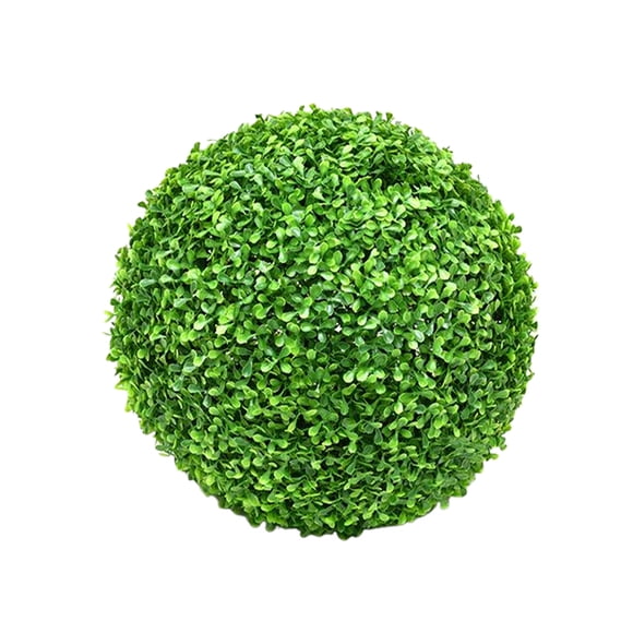 Naiovety Decoración del hogar Arte vegetal Jardines interiores de bajo mantenimiento Durabilidad duradera Césped artificial Bola Jardín y Patio bola de maní 13cm