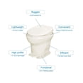 thumbnail image 2 of Thetford 31672 Aqua Magic V Pedal Flush RV Travel High Profile Toilet, Parchment, 2 of 3