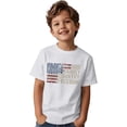 thumbnail image 5 of Byoo Toddler Girls US Flag Print T-Shirt Patriotic Short Sleeve Casual Crew Neck Kids Tee, 5 of 6