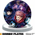 thumbnail image 4 of Jujutsu Kaisen Birthday Party Supplies Balloons Paper Plates Decoration Cake Topper Decor Tableware Banner Backdrop, 4 of 7