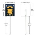 thumbnail image 6 of Christmas Yard Signs with Metal Stakes, 4.6×6 Inch Christmas Decorations Outdoor Yard, The Birth Of Christ Holiday Xmas Garden Yard Supplies for Winter Party Outdoor Front Yard Lawn, 6 of 6