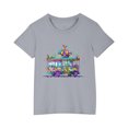 thumbnail image 1 of RXIRUCGD 2025 Vêtements d'Été pour Enfants T-shirt Imprimé Mode Mignon Col Rond Manches Courtes, 1 of 5