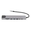 thumbnail image 2 of Type C Docking Station, 8 in 1 Type C Hub 4K HD Multimedia Interface with Card Reader for Phone, 2 of 7