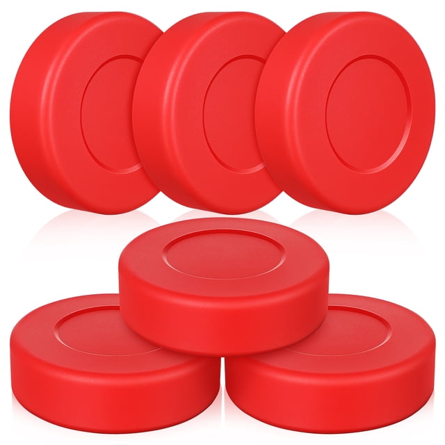 6 Pcs Rondelles de Hockey Ballons de Hockey Ballons de Hockey sur Terrain Ballons de Hockey sur Pied Ballons de Hockey de Rue Rondelles de Hockey sur Glace