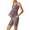 Taupe, variant on BareFeel Built in Bra Maternity Romper Cut Out Back Pregnancy Jumpsuit with Pockets Workout Casual