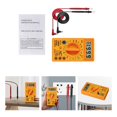 thumbnail image 3 of DT830X Multimètre Numérique LCD Testeur de Buzzer AC DC On-off Électricien Table Jaune, 3 of 9