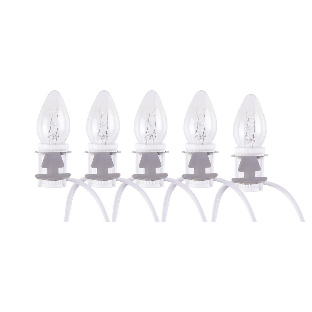 Holiday Time Christmas 5Bulb Accessory Village Light Cord Walmart