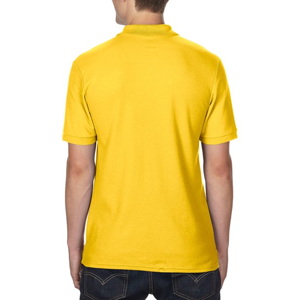 Gildan - Polo de manga corta de deporte Doble Pique para caballero/hombre de primera Modelo Performance - Verano/ Vacaciones (Verde oscuro)