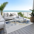 thumbnail image 6 of Addison Rugs Chantille Indoor/Outdoor Transitional Abstract Blue Washable Rectangle Rug, 10' x 14', 6 of 6