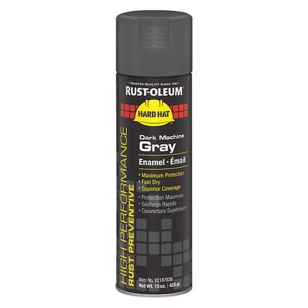 Rust-Oleum V2187838 Dark Machine Gray Rust Preventative Spray Paint, 15