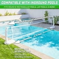 thumbnail image 4 of GoSports Splash Net PRO Pool Volleyball Net - Includes 2 Water Volleyballs and Pump - White, 4 of 6