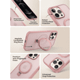 thumbnail image 5 of XSPLENDOR Magnetic Bracket Case for iPhone 17/16/15/14/13/12 MagSafe Compatible, Shockproof, Full Camera Protection, Ultra-Thin Translucent Cover,Multiple Colors, 5 of 7