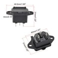 thumbnail image 2 of C14 Panel Mount Plug Adapter AC 250V 10A 3 Pins IEC Inlet Module Plug Power Socket with cover 3 pcs, 2 of 3