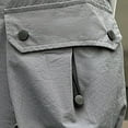 thumbnail image 5 of Cargo Shorts Boys Grey Shorts Classic Fit Elastic Waist Shorts Shorts for Teens Boys Shorts 9-10 Years Summer&nbsp;Clothing, 5 of 7