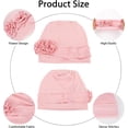 thumbnail image 3 of PHOGARY 4pcs Chemo Headwear for Women, Turbans Cap Beanie Hat Head Wraps Hair Coverings for Women, Women's Sleep Caps Chemo Cancer Hat with Flower Design, 4 Colors, 3 of 7