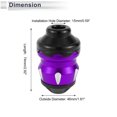 thumbnail image 4 of 15mm Motorcycle Slider Frame Aluminum Alloy Plastic Wheel Fairing Protection Crash Pad Protector Guard 46mm 74mm Purple 2 Pcs, 4 of 7