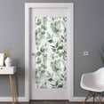 thumbnail image 3 of Green Plant Window Privacy Film Watercolor Eucalyptus Leaf Farm Decorative Glass Window Film UV Blocking Static Cling Non-Adhesive Sticker Covering for Home Door 35.4x78.7 inches, 3 of 7