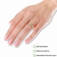 thumbnail image 5 of APSVO 18K Gold Plated Rings for Women Stackable CZ Non Tarnish Thumb Eternity Promise Wedding Band Engagement Rings Birthday Graduation Mothers Day Jewelry Gifts Her Mom Wife Female Adults Teen Ideas, 5 of 7