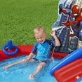 thumbnail image 6 of Open Box Marvel Spider-Man Inflatable Kids Outdoor Water Play Center w/ Slide, 6 of 9