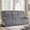 GRAY- 3-Seater, variant on Reclining Loveseat Recliner Sofa Couch 2-Seater, Double Manual Recliner with Console Storage, Wireless Charging Panel, Cup Holders for Living Room
