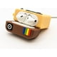 thumbnail image 4 of Funda de silicona blanda para auriculares Bluetooth para Airpods 1 y 2, bonita y divertida cámara de dibujos animados, diseño 3D genial (con anilla para colgar), 4 of 5