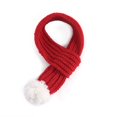 thumbnail image 4 of Bufanda navideña para mascotas, bufanda cálida de invierno para gatos y perros, bufanda de punto de felpa para mascotas, collar navideño para cachorros y gatos, accesorios para perros, 4 of 5