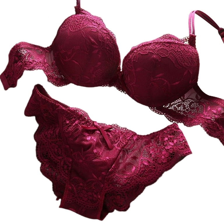 Grandest Birch Sets Women Underwear Set Bra Panties Set Lace