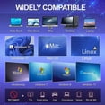 thumbnail image 3 of External CD/DVD reader for laptop, DVD player for laptop, 8 in 1 USB ultra slim portable, DVD/CD burner external drive optical compatible, 3 of 4