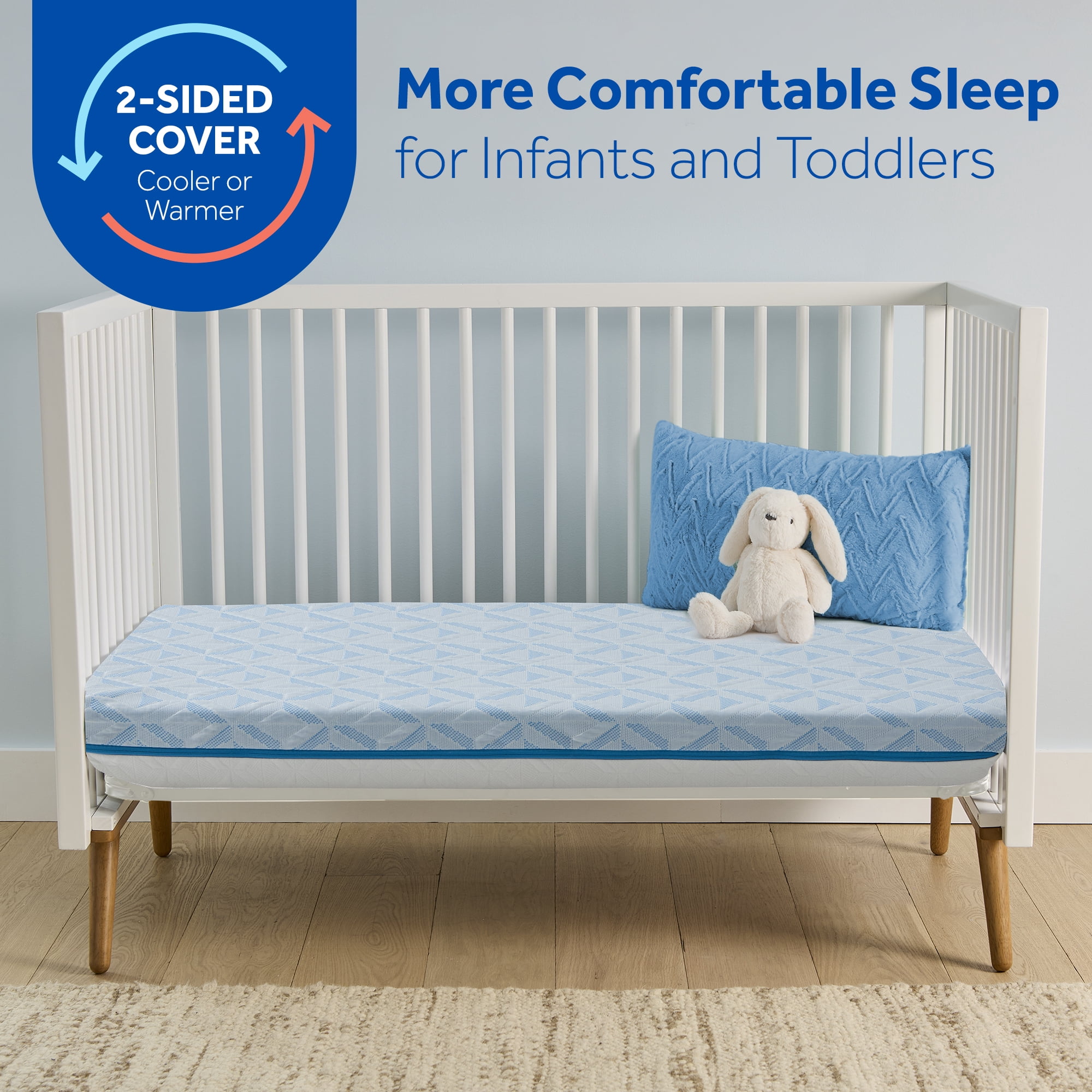 Sealy Baby 2Cool Breathable & Cooling 2 Sided Infant and Toddler Crib Mattress