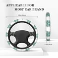 thumbnail image 3 of Cauagu Not All Who Wander Are Lost1 Print Car Steering Wheel Cover - Universal Car Accessory for Diverse Cars for Steering Wheel with a Diameter of 14.5"-15", 3 of 7