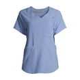 thumbnail image 3 of ClimateRight by Cuddl Duds Short Sleeve V-Neck Scrub Top (Women's ), 3 of 6