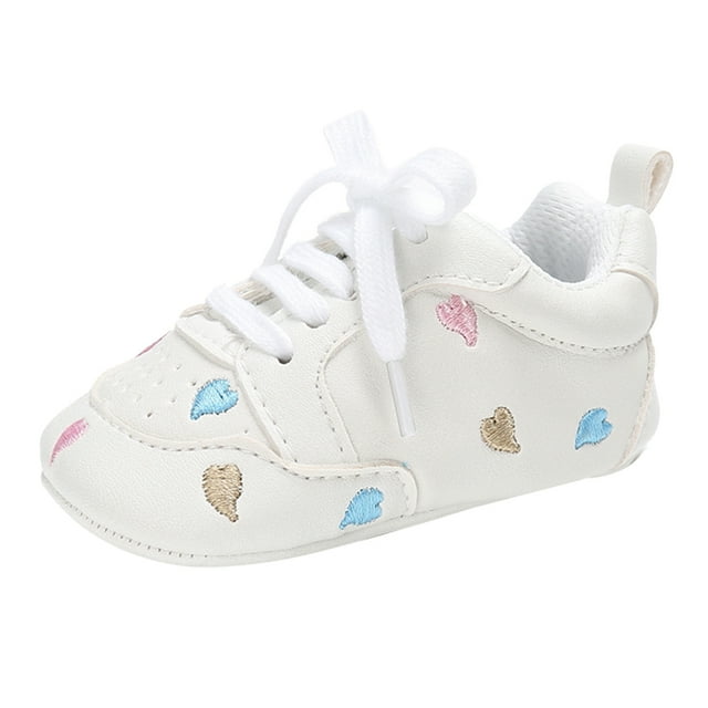 Zapatos deportivos para bebés antideslizantes Corazón de color Macarena