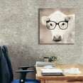 thumbnail image 3 of Epic Graffiti 'See Clearly Cow' by Lori Deiter, Canvas Wall Art, 26"x26", 3 of 8
