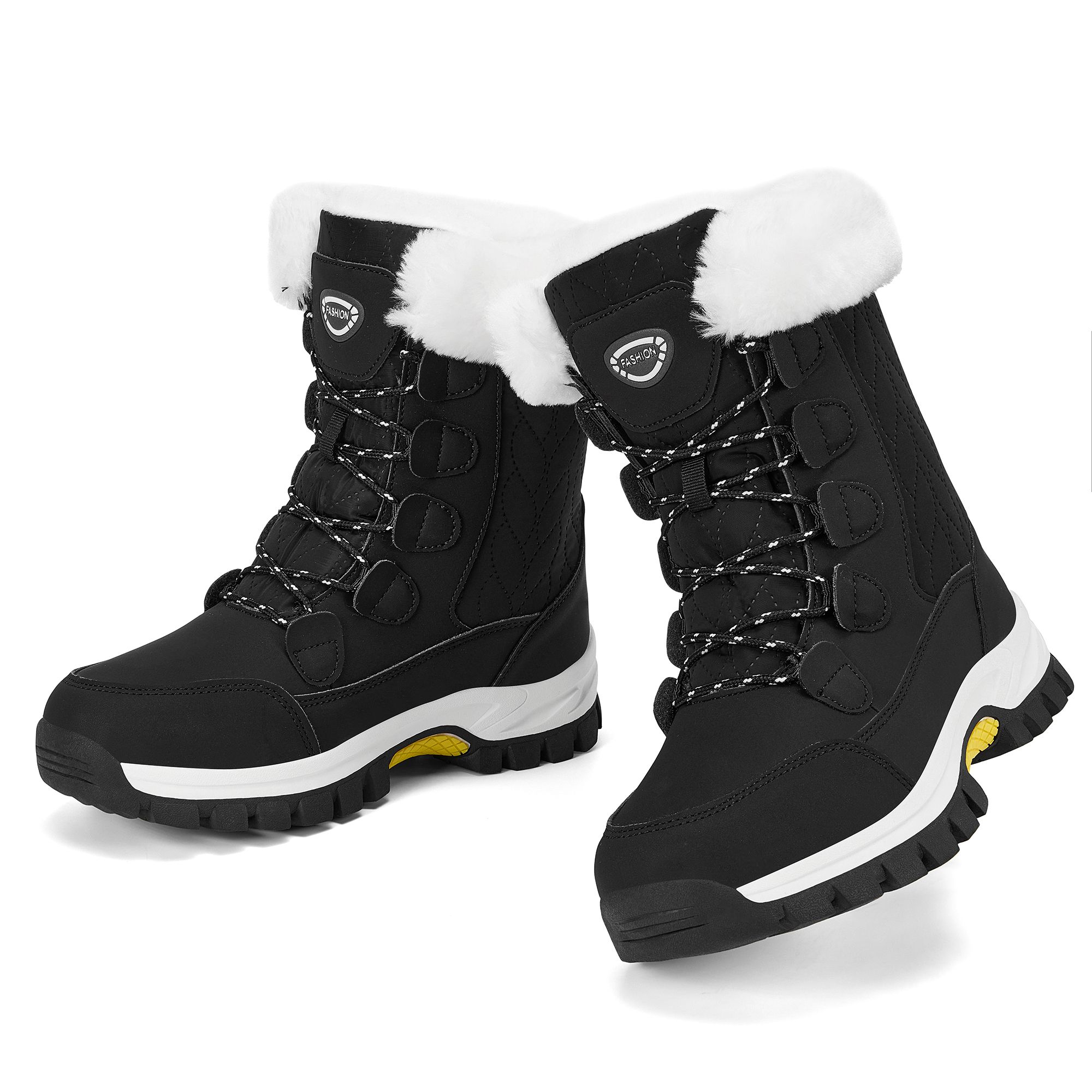 Stepedia Women's Waterproof Winter Snow Boots Mid-Calf Booties photo 8