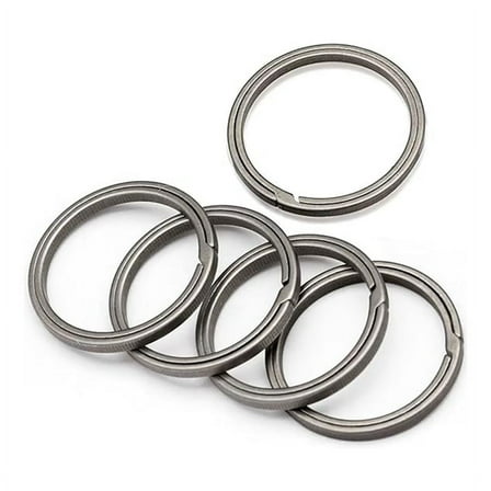 TOP! Titanium Key Ring, Quick Release Side-Pushing Super Organizer, Outer Diameter 30MM, 5PCS