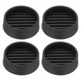 thumbnail image 1 of Coasters de Muebles Antideslizantes de 1.5", 4pcs Almohadillas Redondas de Goma para Muebles, Protectores de Suelo para Sofá y Cama, Negro, 1 of 7
