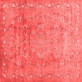 thumbnail image 1 of Ahgly Company Indoor Square Abstract Red Contemporary Area Rugs, 7' Square, 1 of 4