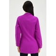 thumbnail image 3 of Blazer largo Roman Fashion /Juvenil, 2846 (Magenta) fucsia oscuro M Roman Fashion JA-EXO-2846-LB-MAGENTA, 3 of 6