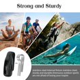 thumbnail image 3 of Hswai Paquete De 3 Clips De Repuesto Para Fitbit Inspire 2/Fitbit Inspire 3 Clip De Silicona Suave Y Cómodo Accesorio De Soporte De Protección 360 Compatible Con Fibit Inspire 2/3 (Negro/Azul Marino/P, 3 of 5