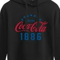 thumbnail image 3 of Coca-Cola - Star Circle - Juniors Cropped Pullover Hoodie, 3 of 5