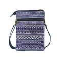thumbnail image 4 of LAVA Small Crossbody Purse for Women Men Canvas Cell Phone Wallet Bags with Adjustable Shoulder Strap (Blue), 4 of 11