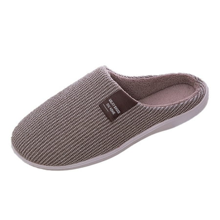 

ZHAGHMIN Beach Flip Flops For Men Men Slippers Autumn And Winter Indoor And Outdoor Fashion Simple Wave Texture Design Comfortable Flat Warm Clog Slippers For Men Memory Foam House Slipper Men Mens