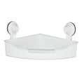 thumbnail image 4 of GOOHOCHY Wall Mounted Shower Shelf Shower Corner Basket White 1Pcs Storage for Renters, 4 of 8