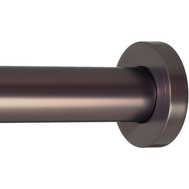 Shower Tension Curtain Rod - Adjustable Spring Tension Rod for Shower Curtains Bathroom or Windows Easy to Install No Drilling Requi Rustproof Adjustable to Warm Gold