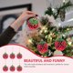 thumbnail image 2 of 6pcs Plastic Fruit Ball Design Pendants Holiday Supplies Party Decorations, 2 of 4