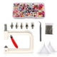 thumbnail image 1 of Máquina de ajuste de perlas Botones de remache Tapa de fijación de plástico Camisa Pantalones Chaqueta Kit de herramientas manuales Hecho a mano DIY Accesorio de ropa Tipo 24 4-10 mm, 1 of 6